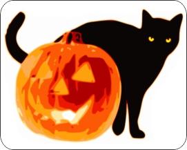  Black Cat With Pumpkin Air Freshener | My Air Freshener
